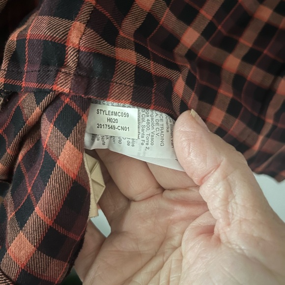 *SOLD* Madewell Plaid Ruffle Blouse - Picture 5 of 6